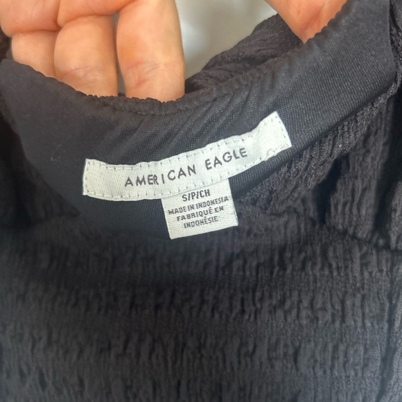 American Eagle Outfitters Black Backless Mini Dress Small - Picture 4 of 5